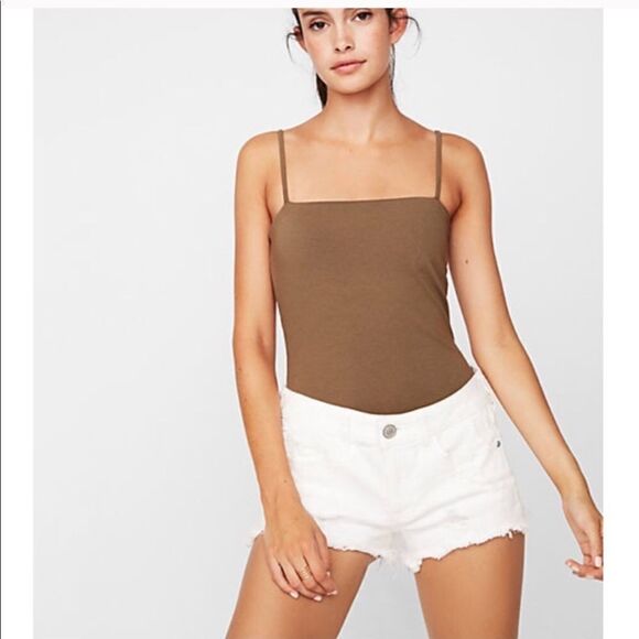 ✨ White Destroyed Denim Cutoff Shorts✨ - Picture 2 of 7